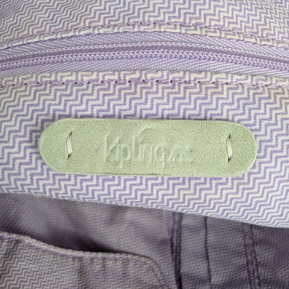 Kipling GEENA Large Shoulder Bag Purple- Good condition- Fast Ship - Picture 11 of 16